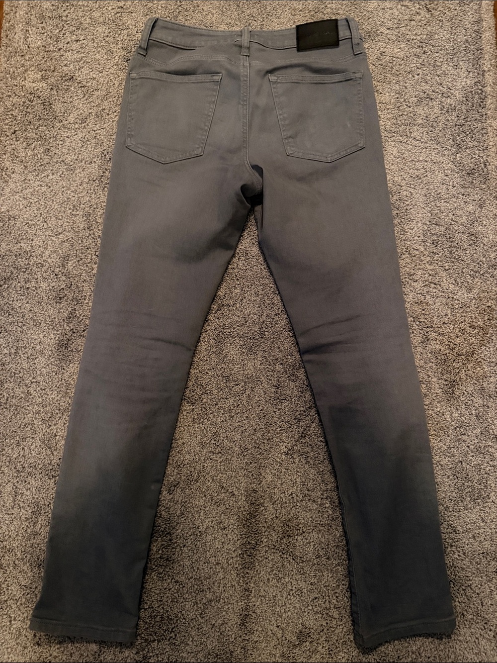 Express Men's Skinny Jeans in Gray-Blue - Picture 2 of 5